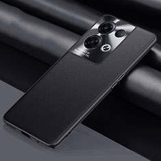 Handyhülle Hülle Luxus Leder Schutzhülle S01 für Oppo Reno9 Pro+ Plus 5G Schwarz