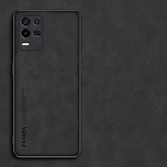 Handyhülle Hülle Luxus Leder Schutzhülle S01 für Realme 8s 5G Schwarz