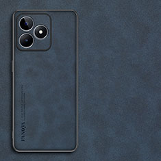 Handyhülle Hülle Luxus Leder Schutzhülle S01 für Realme C53 India Blau