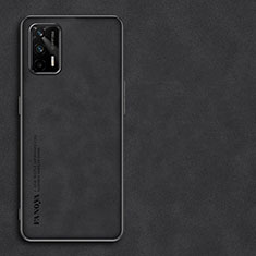 Handyhülle Hülle Luxus Leder Schutzhülle S01 für Realme GT 5G Schwarz