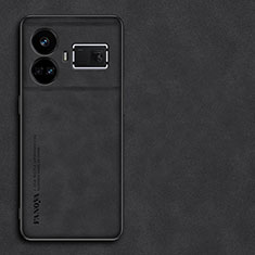 Handyhülle Hülle Luxus Leder Schutzhülle S01 für Realme GT5 5G Schwarz