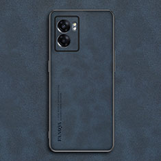 Handyhülle Hülle Luxus Leder Schutzhülle S01 für Realme Q5i 5G Blau