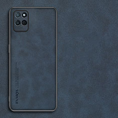 Handyhülle Hülle Luxus Leder Schutzhülle S01 für Realme V11 5G Blau