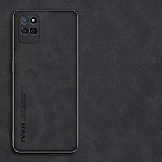 Handyhülle Hülle Luxus Leder Schutzhülle S01 für Realme V11 5G Schwarz