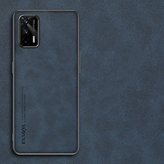 Handyhülle Hülle Luxus Leder Schutzhülle S01 für Realme X7 Max 5G Blau