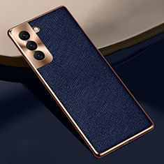 Handyhülle Hülle Luxus Leder Schutzhülle S01 für Samsung Galaxy S23 Plus 5G Blau