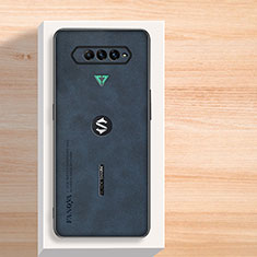 Handyhülle Hülle Luxus Leder Schutzhülle S01 für Xiaomi Black Shark 4 5G Blau