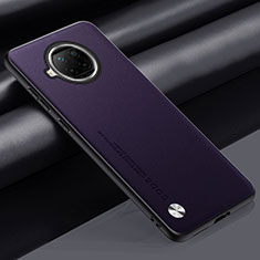 Handyhülle Hülle Luxus Leder Schutzhülle S01 für Xiaomi Mi 10i 5G Violett