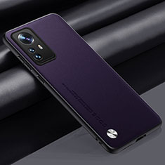 Handyhülle Hülle Luxus Leder Schutzhülle S01 für Xiaomi Mi 12T 5G Violett