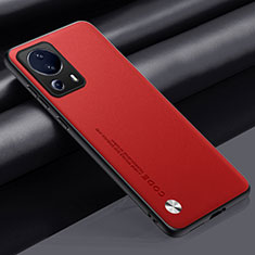 Handyhülle Hülle Luxus Leder Schutzhülle S01 für Xiaomi Mi 13 Lite 5G Rot