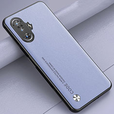 Handyhülle Hülle Luxus Leder Schutzhülle S01 für Xiaomi Poco F3 GT 5G Helles Lila