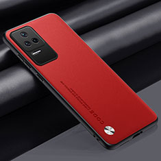 Handyhülle Hülle Luxus Leder Schutzhülle S01 für Xiaomi Poco F4 5G Rot