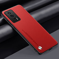 Handyhülle Hülle Luxus Leder Schutzhülle S01 für Xiaomi Poco F5 Pro 5G Rot