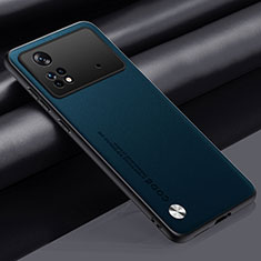 Handyhülle Hülle Luxus Leder Schutzhülle S01 für Xiaomi Poco M4 Pro 4G Grün