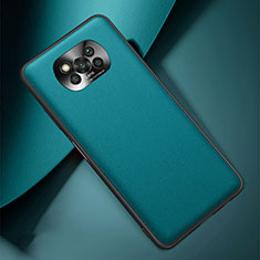 Handyhülle Hülle Luxus Leder Schutzhülle S01 für Xiaomi Poco X3 Pro Grün