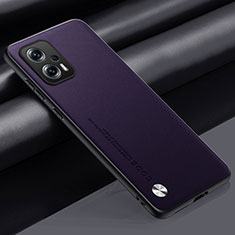 Handyhülle Hülle Luxus Leder Schutzhülle S01 für Xiaomi Poco X4 GT 5G Violett