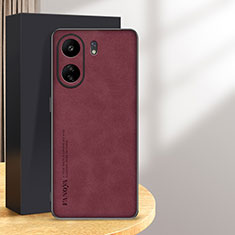 Handyhülle Hülle Luxus Leder Schutzhülle S01 für Xiaomi Redmi 13C Rot