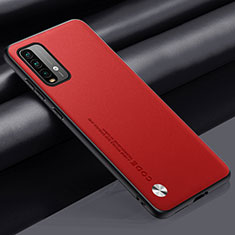 Handyhülle Hülle Luxus Leder Schutzhülle S01 für Xiaomi Redmi 9 Power Rot