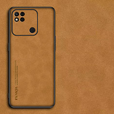 Handyhülle Hülle Luxus Leder Schutzhülle S01 für Xiaomi Redmi 9C Braun