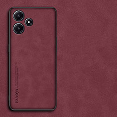 Handyhülle Hülle Luxus Leder Schutzhülle S01 für Xiaomi Redmi Note 12R 5G Rot