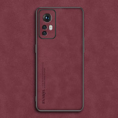 Handyhülle Hülle Luxus Leder Schutzhülle S01 für Xiaomi Redmi Note 12S Rot