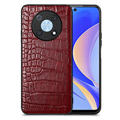 Handyhülle Hülle Luxus Leder Schutzhülle S01D für Huawei Enjoy 50 Pro Rot