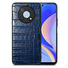 Handyhülle Hülle Luxus Leder Schutzhülle S01D für Huawei Nova Y90 Blau