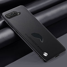 Handyhülle Hülle Luxus Leder Schutzhülle S02 für Asus ROG Phone 5 Pro Schwarz