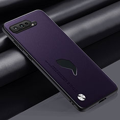 Handyhülle Hülle Luxus Leder Schutzhülle S02 für Asus ROG Phone 5 Pro Violett