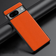 Handyhülle Hülle Luxus Leder Schutzhülle S02 für Google Pixel 8 5G Orange