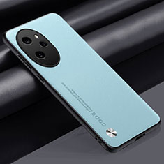 Handyhülle Hülle Luxus Leder Schutzhülle S02 für Huawei Honor 100 Pro 5G Cyan