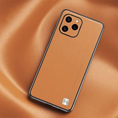 Handyhülle Hülle Luxus Leder Schutzhülle S02 für Huawei Honor 60 SE 5G Orange