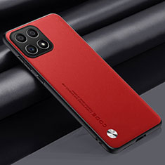 Handyhülle Hülle Luxus Leder Schutzhülle S02 für Huawei Honor X6a Rot