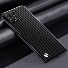 Handyhülle Hülle Luxus Leder Schutzhülle S02 für Huawei Honor X8b Dunkelgrau