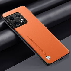 Handyhülle Hülle Luxus Leder Schutzhülle S02 für OnePlus 10 Pro 5G Orange