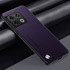 Handyhülle Hülle Luxus Leder Schutzhülle S02 für OnePlus 10 Pro 5G Violett