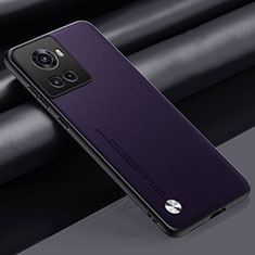 Handyhülle Hülle Luxus Leder Schutzhülle S02 für OnePlus 10R 5G Violett