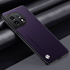 Handyhülle Hülle Luxus Leder Schutzhülle S02 für OnePlus 11R 5G Violett