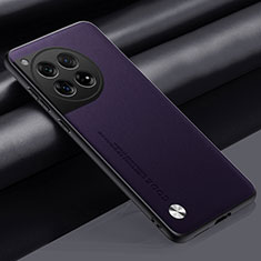 Handyhülle Hülle Luxus Leder Schutzhülle S02 für OnePlus 12 5G Violett