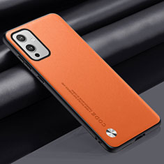 Handyhülle Hülle Luxus Leder Schutzhülle S02 für OnePlus 9 5G Orange