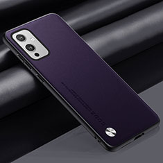 Handyhülle Hülle Luxus Leder Schutzhülle S02 für OnePlus 9 5G Violett