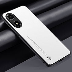 Handyhülle Hülle Luxus Leder Schutzhülle S02 für Oppo A2x 5G Weiß