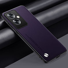 Handyhülle Hülle Luxus Leder Schutzhülle S02 für Oppo A79 5G Violett