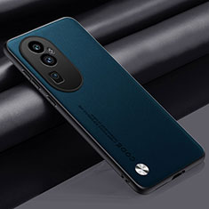 Handyhülle Hülle Luxus Leder Schutzhülle S02 für Oppo Reno10 Pro+ Plus 5G Blau