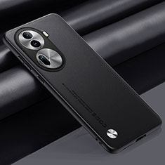 Handyhülle Hülle Luxus Leder Schutzhülle S02 für Oppo Reno11 Pro 5G Schwarz