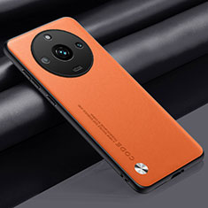 Handyhülle Hülle Luxus Leder Schutzhülle S02 für Realme 11 Pro+ Plus 5G Orange