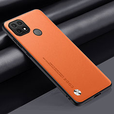 Handyhülle Hülle Luxus Leder Schutzhülle S02 für Realme C21Y Orange