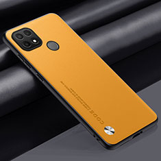 Handyhülle Hülle Luxus Leder Schutzhülle S02 für Realme C25Y Gelb