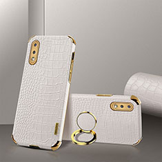 Handyhülle Hülle Luxus Leder Schutzhülle S02 für Samsung Galaxy A02 Weiß