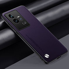 Handyhülle Hülle Luxus Leder Schutzhülle S02 für Vivo iQOO 11 5G Violett